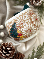 "Navidad Pooh" Set de 2 Tazas PREVENTA (ENVÍOS 5 DIC)