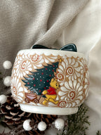 "Navidad Pooh" Set de 2 Tazas PREVENTA (ENVÍOS 5 DIC)