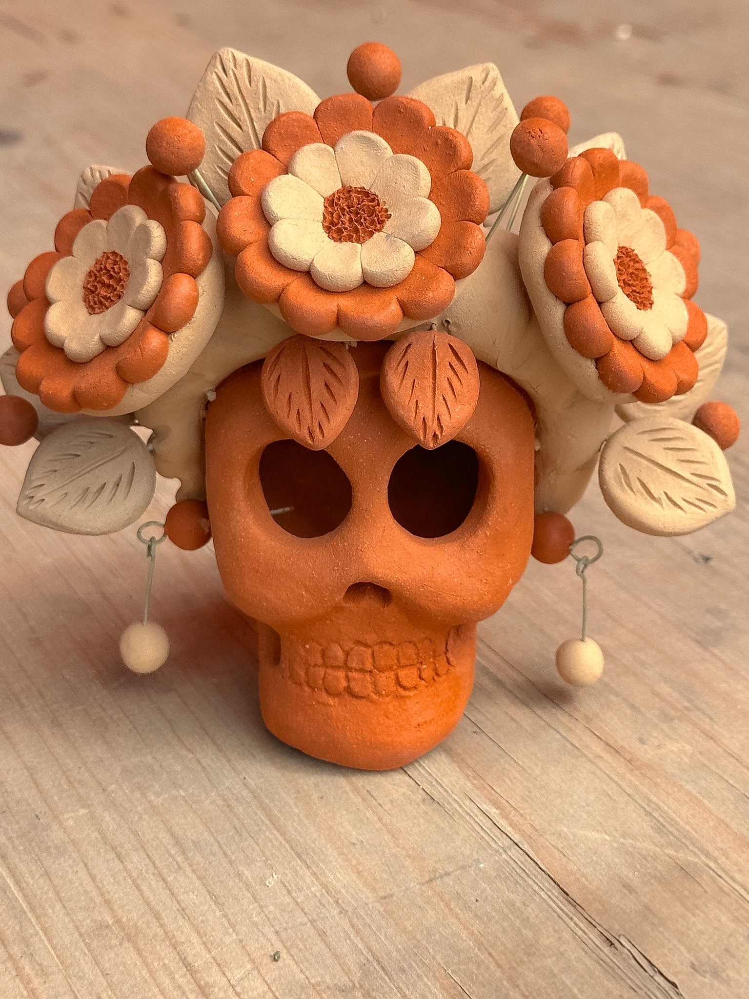 Calavera Decorativa Azucena - PREVENTA (6 a 12 SEMANAS)