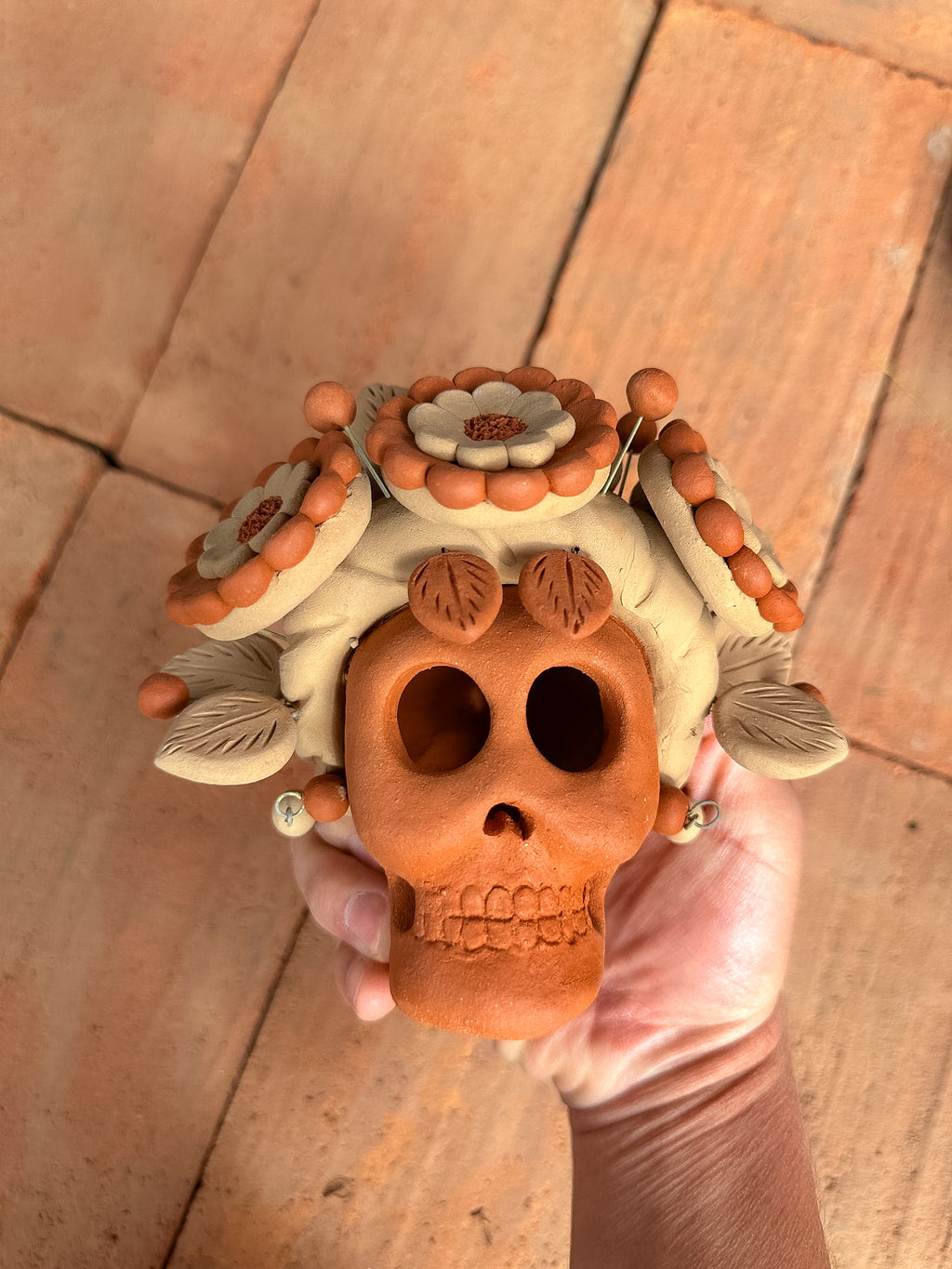 Calavera Decorativa Azucena - PREVENTA (6 a 12 SEMANAS)