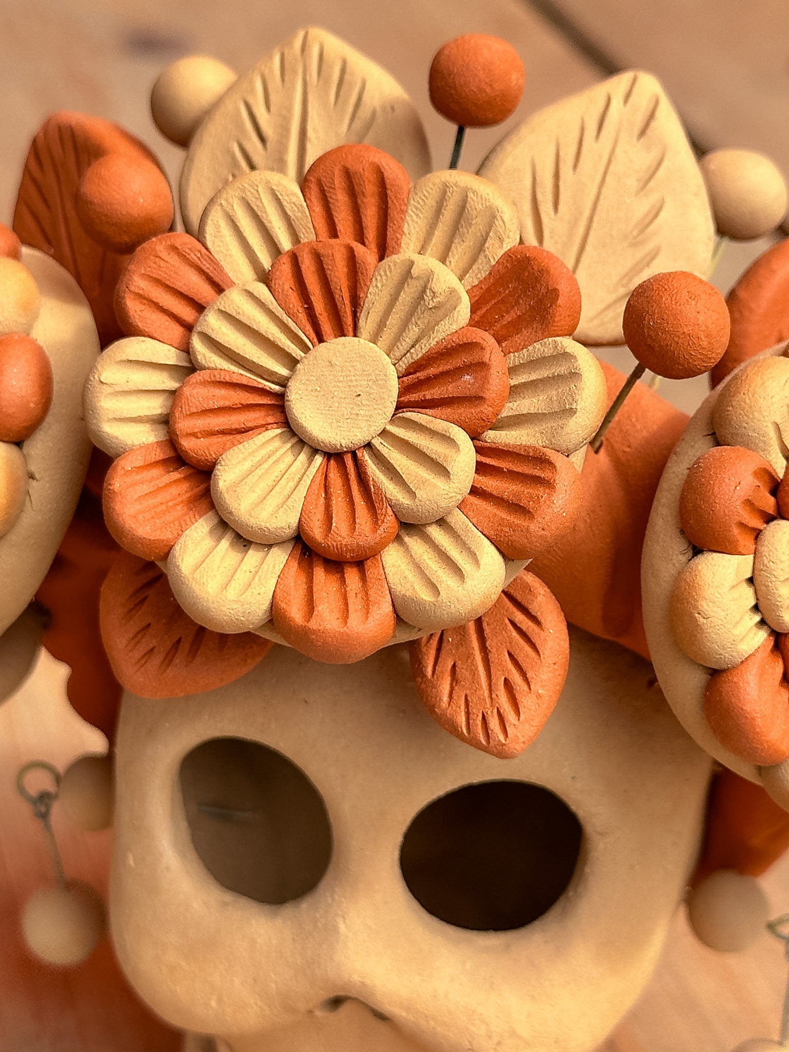 Calavera Decorativa Azucena - PREVENTA (6 a 12 SEMANAS)