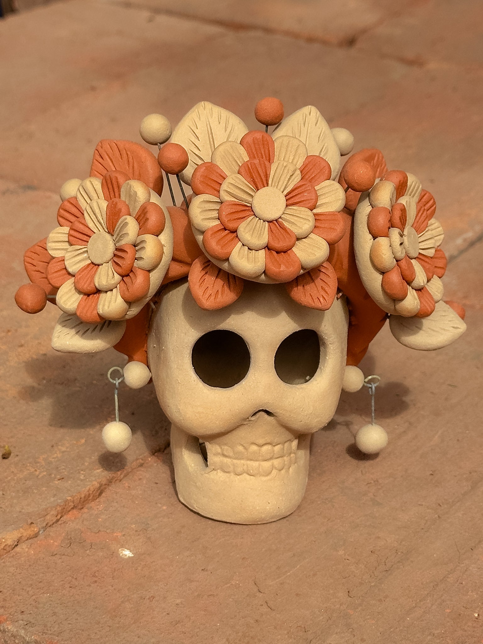 Calavera Decorativa Azucena - PREVENTA (6 a 12 SEMANAS)