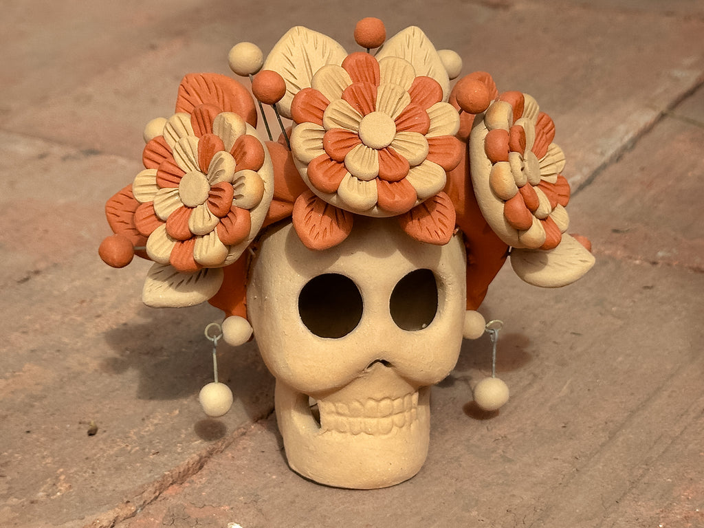 Calavera Decorativa Azucena - PREVENTA (6 a 12 SEMANAS)