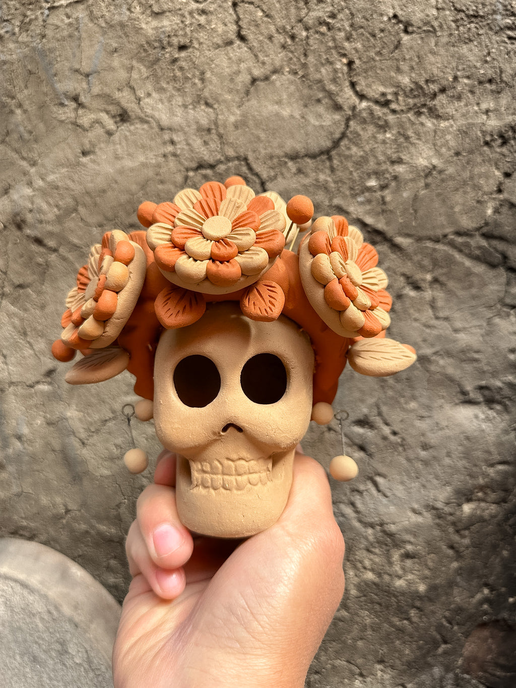 Calavera Decorativa Azucena - PREVENTA (6 a 12 SEMANAS)