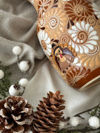"Pavo Navideño" Florero PREVENTA (ENVÍOS 5 DIC)
