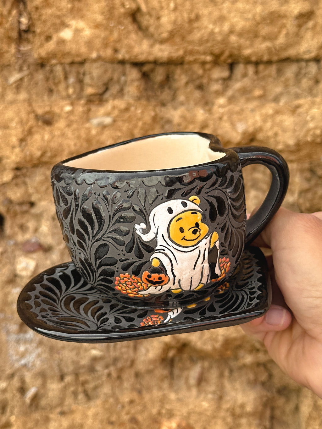Juego de Taza con Plato Oso Pooh - PREVENTA (6 a 12 SEMANAS)