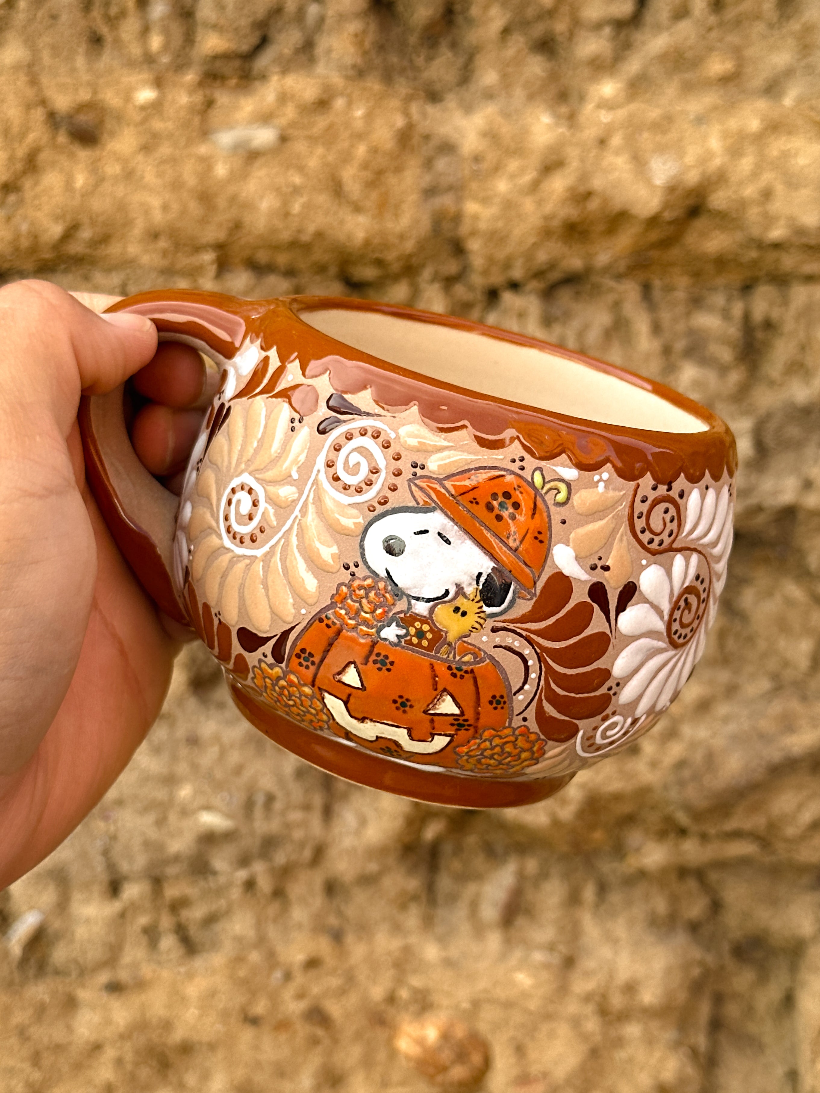Taza Snoopy Calabaza - PREVENTA (6 a 12 SEMANAS)