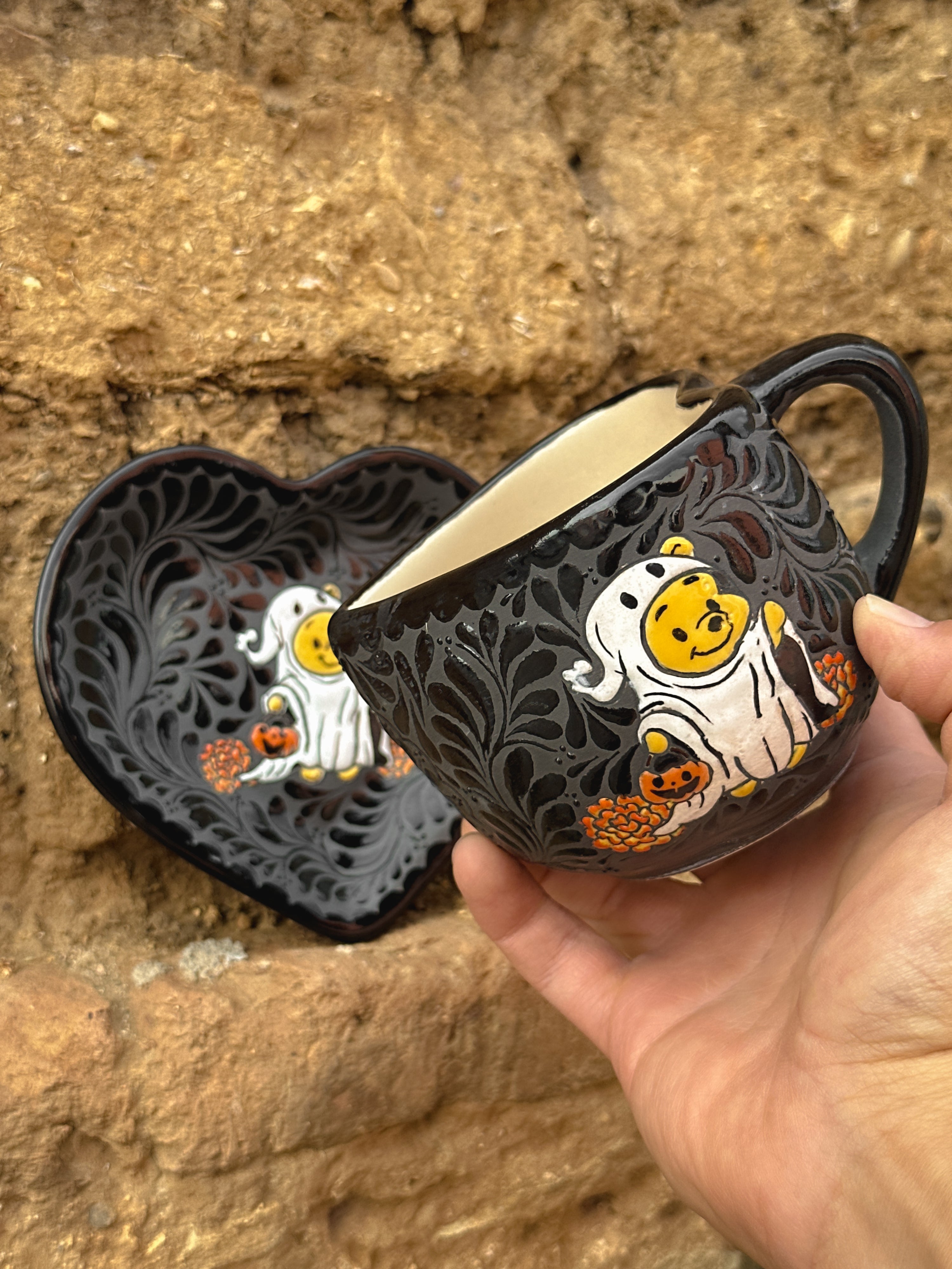 Juego de Taza con Plato Oso Pooh - PREVENTA (6 a 12 SEMANAS)