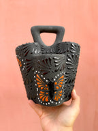 Porta Cubiertos Mariposa Monarca Negro -  PREVENTA (6 a 12 SEMANAS)
