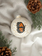 "Mariposa Monarca" Esfera de Navidad PREVENTA (6 a 12 SEMANAS)