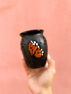 Cantarito Mariposa Monarca Negro -  PREVENTA (6 a 12 SEMANAS)