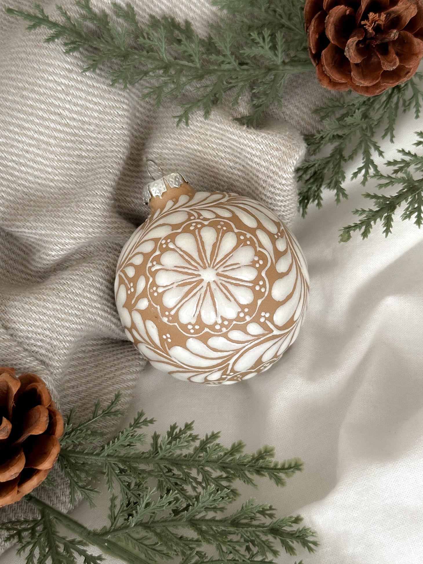 "Mi tierra" Esfera de Navidad