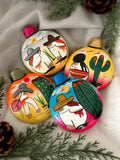"Historias de México" Esfera de Navidad Plana PREVENTA (6 a 12 SEMANAS)