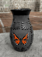Florero Mariposa Monarca Negro -  PREVENTA (6 a 12 SEMANAS)