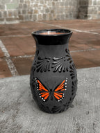 Florero Mariposa Monarca Negro -  PREVENTA (6 a 12 SEMANAS)
