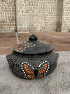 Cazuela Mariposa Monarca Negro -  PREVENTA (6 a 12 SEMANAS)