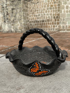 Canasta Frutero Mariposa Monarca Negro -  PREVENTA (6 a 12 SEMANAS)