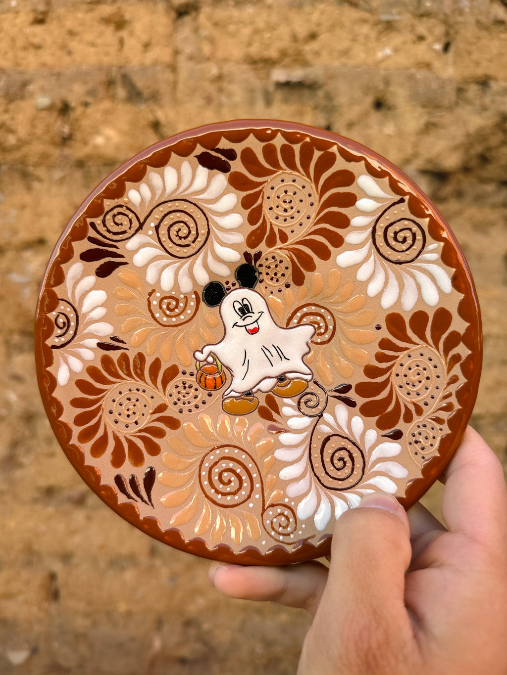 Juego de Taza con Plato Ratón Fantasma - PREVENTA (6 a 12 SEMANAS)