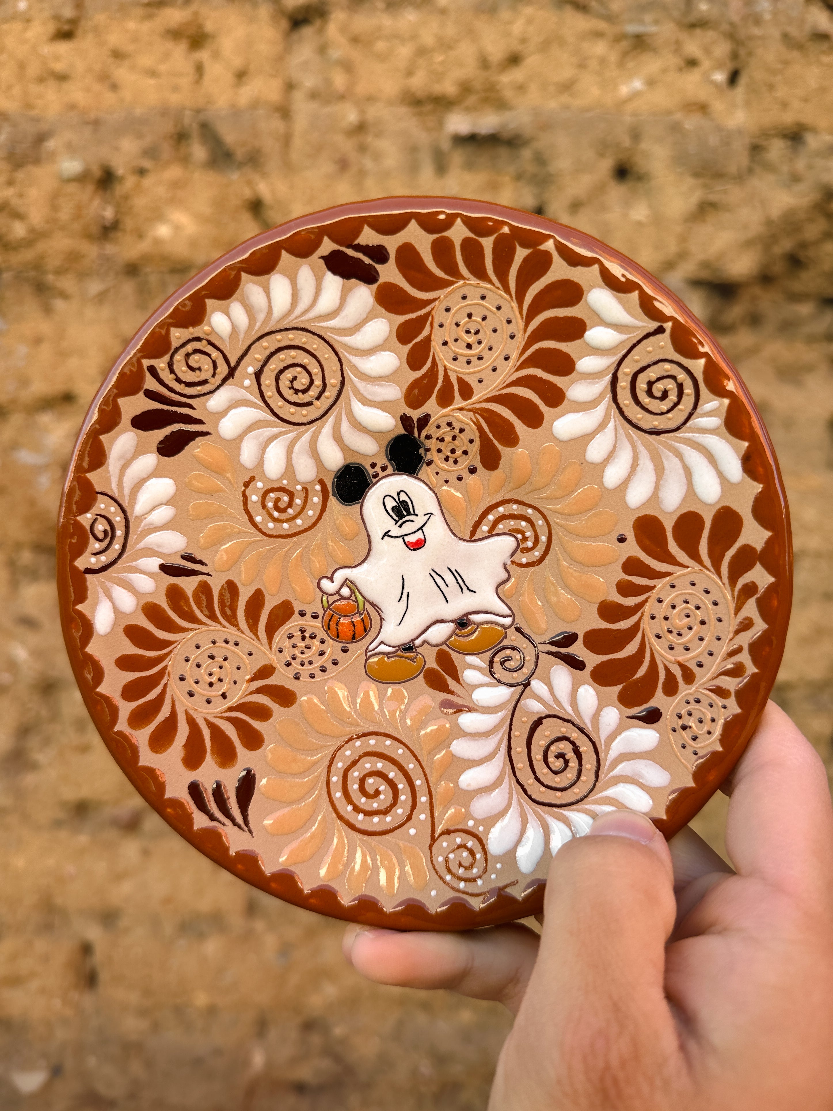 Juego de Taza con Plato Ratón Fantasma - PREVENTA (6 a 12 SEMANAS)