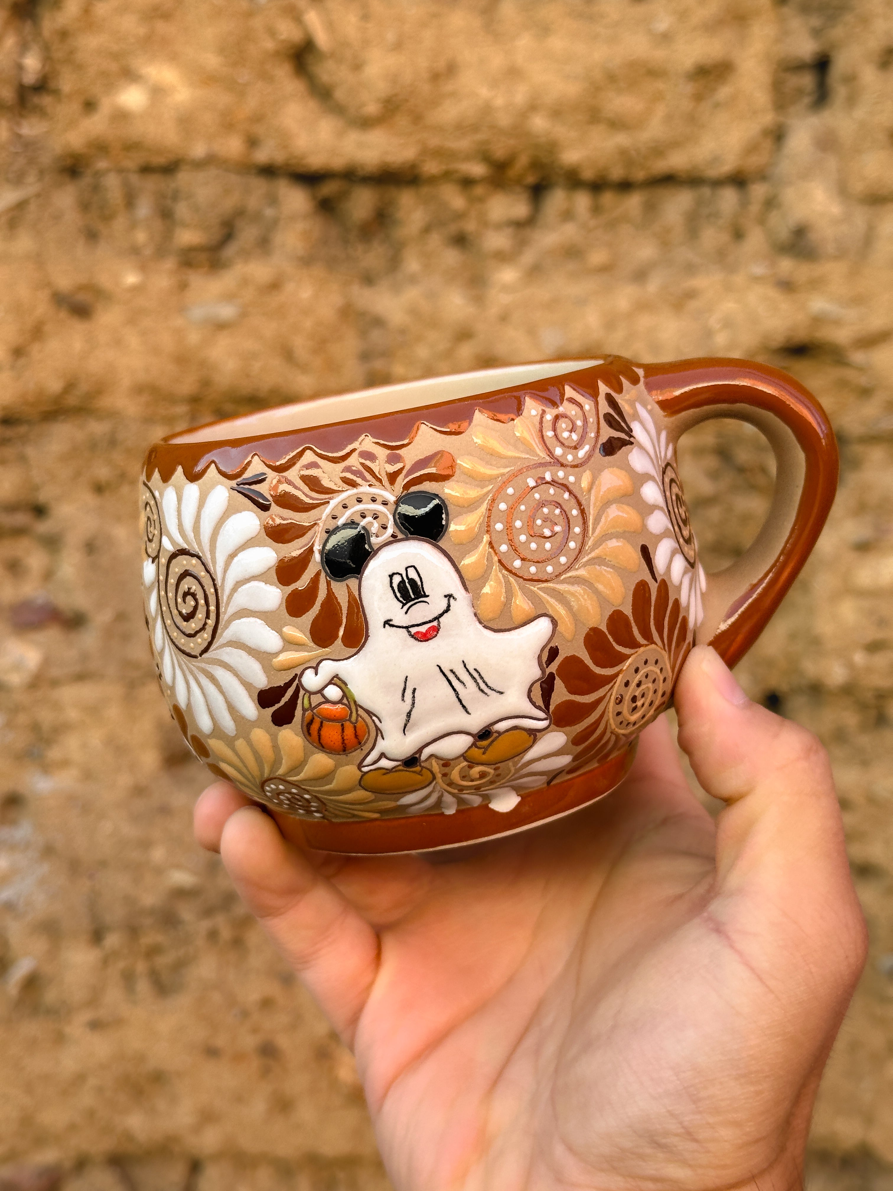 Juego de Taza con Plato Ratón Fantasma - PREVENTA (6 a 12 SEMANAS)
