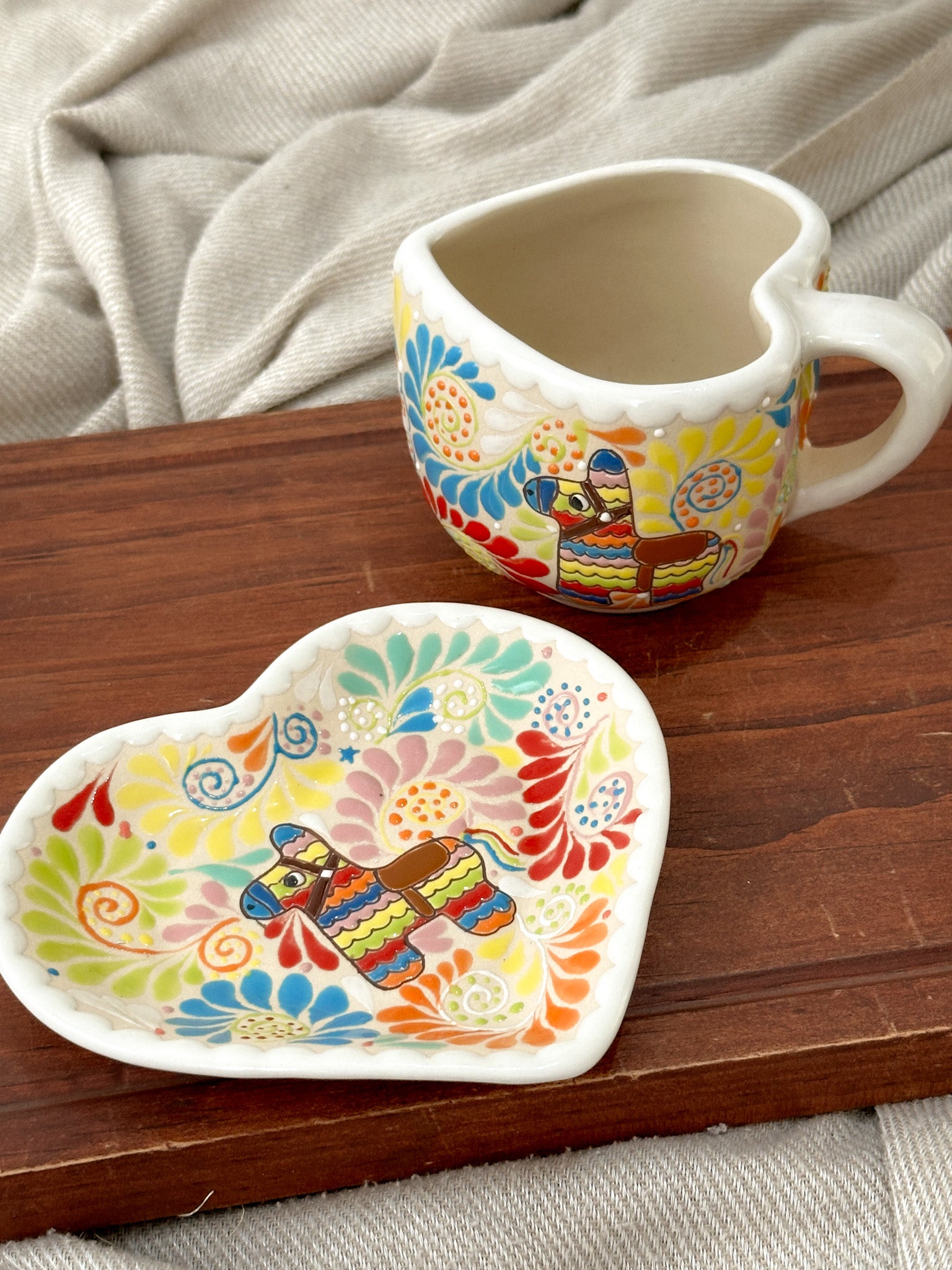 Set Taza y Plato Piñata
