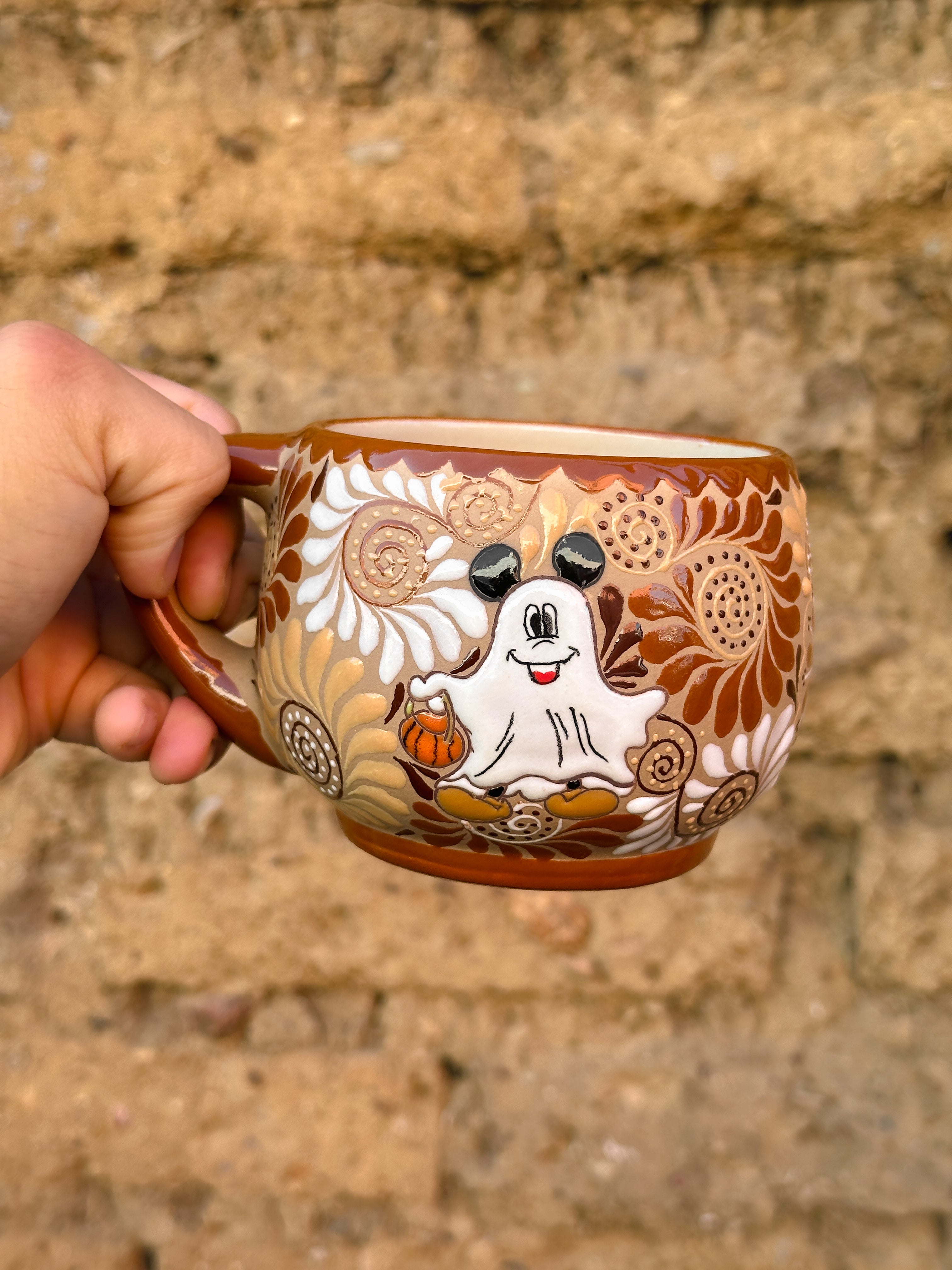 Juego de Taza con Plato Ratón Fantasma - PREVENTA (6 a 12 SEMANAS)