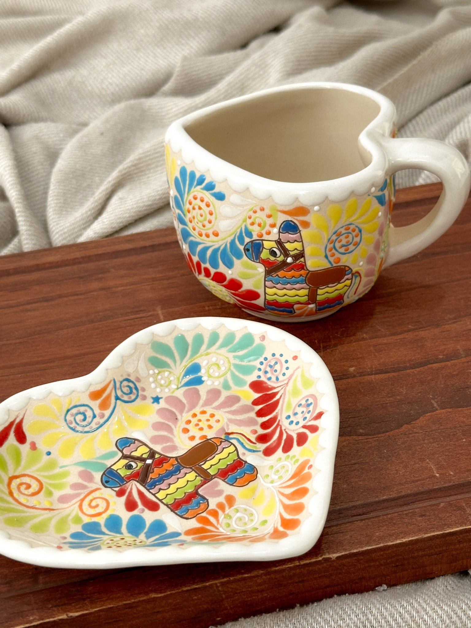 Set Taza y Plato Piñata