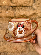 Juego de Taza con Plato Minnie Fantasma - PREVENTA (6 a 12 SEMANAS)