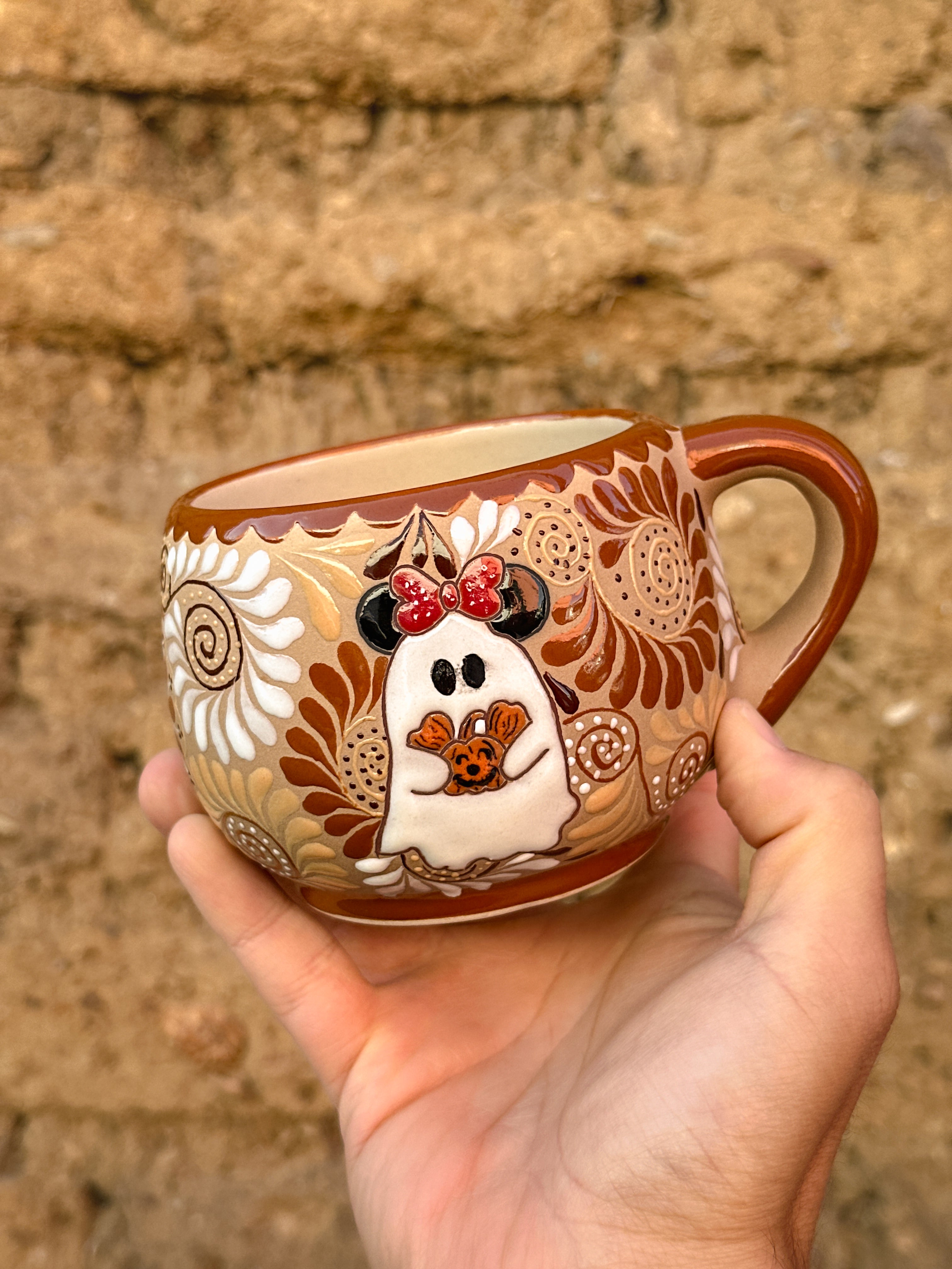 Juego de Taza con Plato Minnie Fantasma - PREVENTA (6 a 12 SEMANAS)
