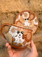 Juego de Taza con Plato Ratón Fantasma - PREVENTA (6 a 12 SEMANAS)