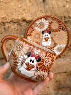 Juego de Taza con Plato Minnie Fantasma - PREVENTA (6 a 12 SEMANAS)