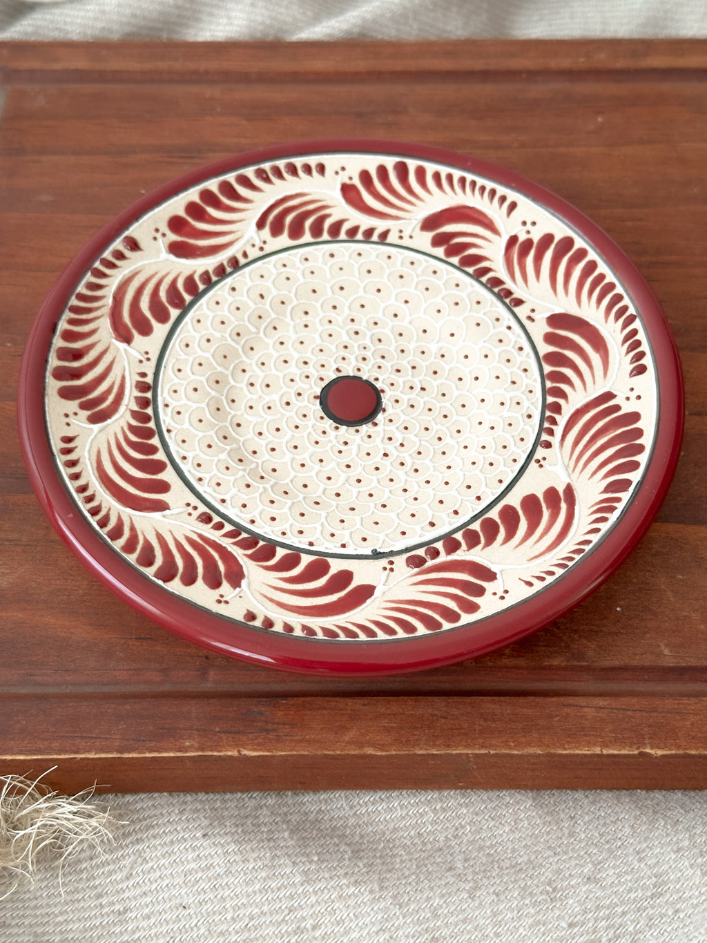 Plato Para Postre Raíces Vino - PREVENTA (6 a 12 SEMANAS)