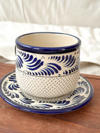 Juego de Taza y Plato Raíces Azul - PREVENTA (6 a 12 SEMANAS)