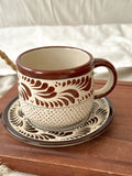 Juego de Taza y Plato Raíces Café - PREVENTA (6 a 12 SEMANAS)