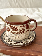 Juego de Taza y Plato Raíces Café - PREVENTA (6 a 12 SEMANAS)