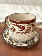 Juego de Taza y Plato Raíces Café - PREVENTA (6 a 12 SEMANAS)