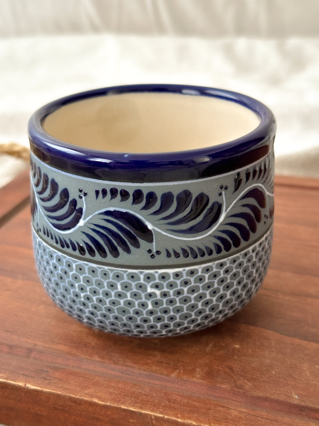 Taza Raíces Azul Royal- PREVENTA (6 a 12 SEMANAS)