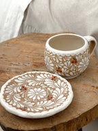 Juego de Taza con Plato Cerezas - PREVENTA (6 a 12 SEMANAS)