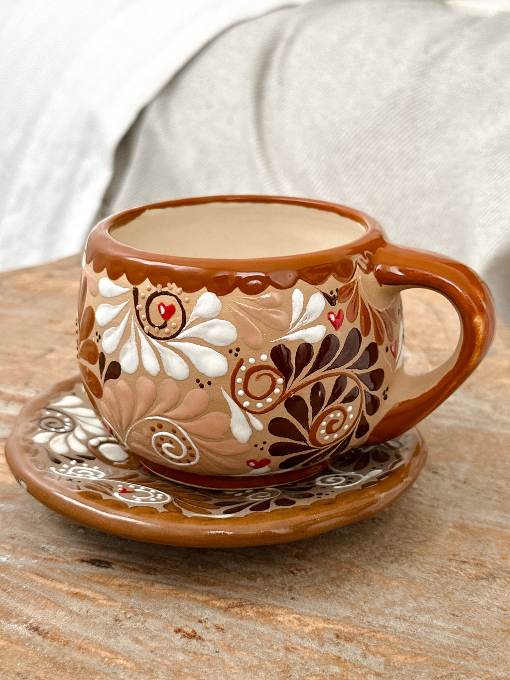 Juego de Taza con Plato Osito Romance - PREVENTA (6 a 12 SEMANAS)