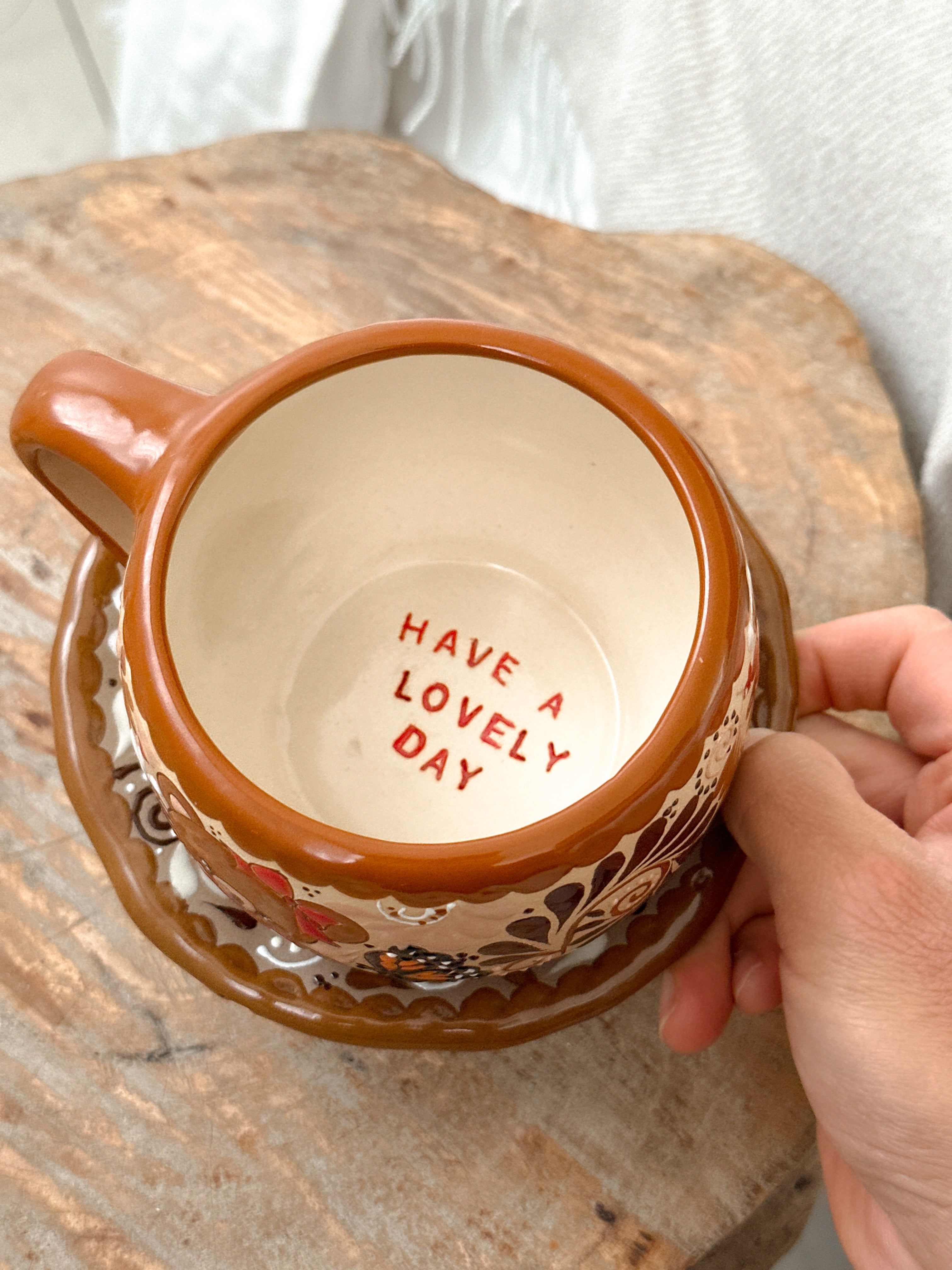 Juego de Taza con Plato Osito Romance - PREVENTA (6 a 12 SEMANAS)