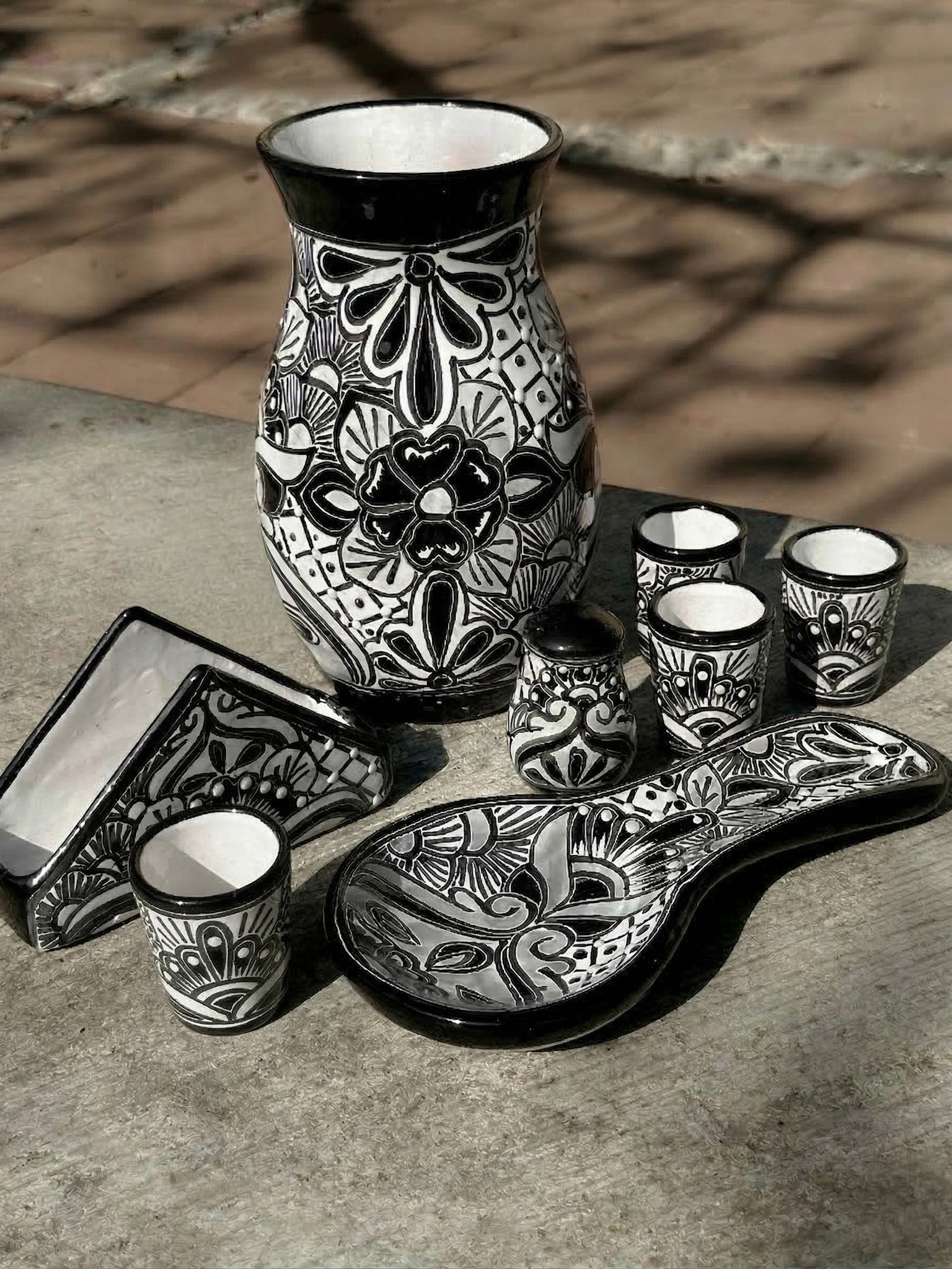 Set "Mi Casita" de Talavera Negra - PREVENTA (6 a 12 SEMANAS)