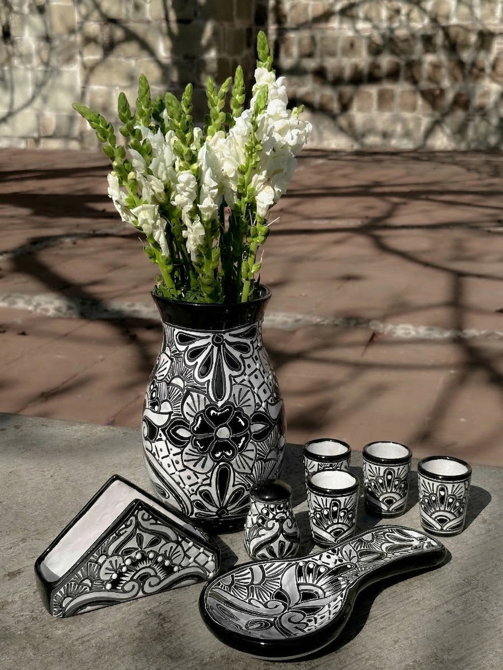 Set "Mi Casita" de Talavera Negra - PREVENTA (6 a 12 SEMANAS)