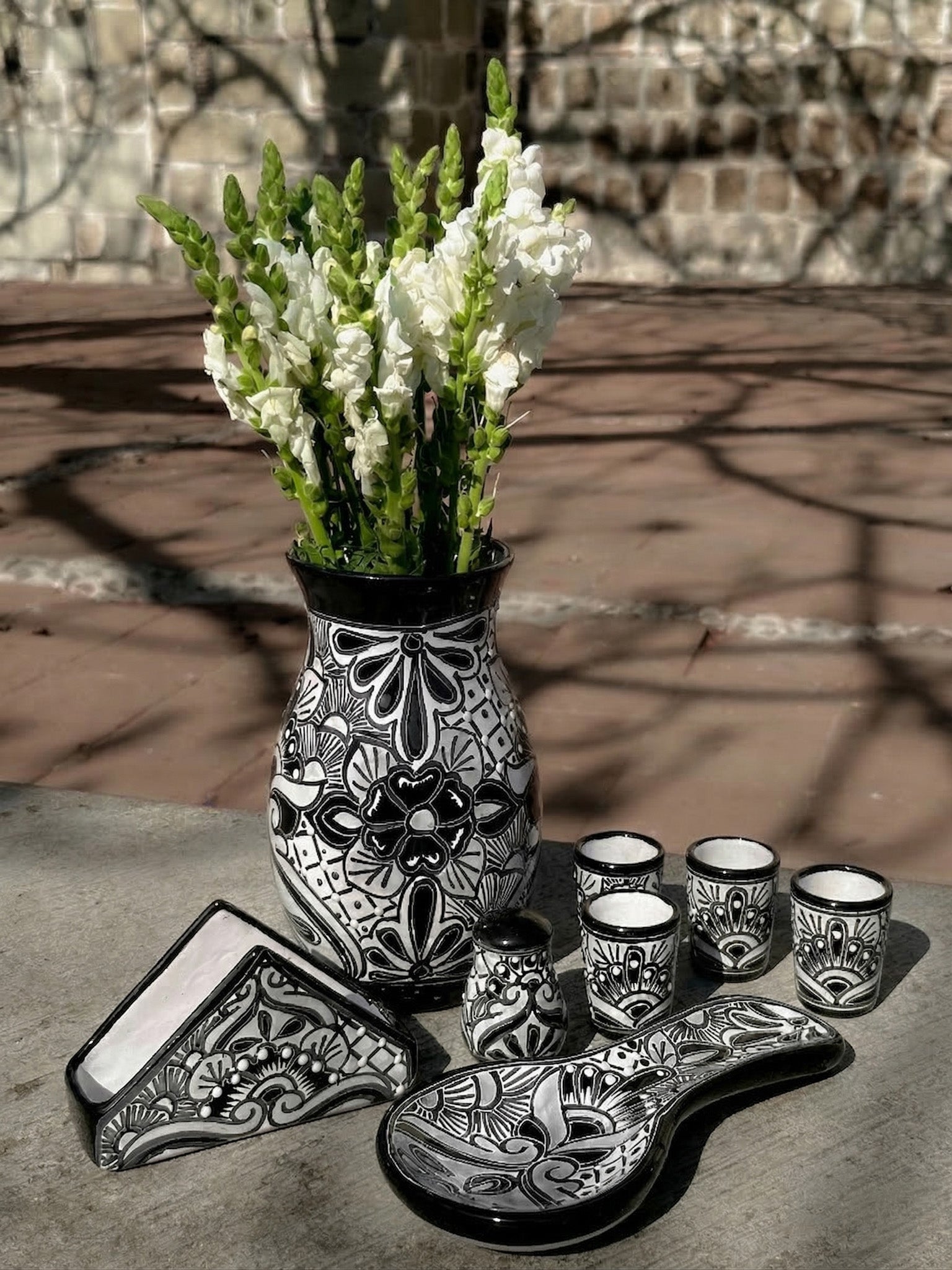 Set "Mi Casita" de Talavera Negra - PREVENTA (6 a 12 SEMANAS)