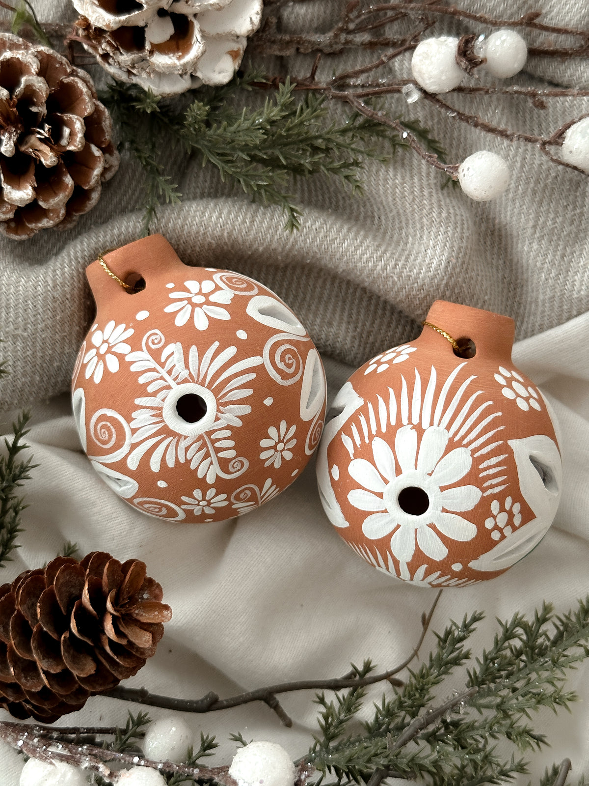 "Blanca Navidad" Esferas de Navidad PREVENTA (ENVÍOS 5 DIC)