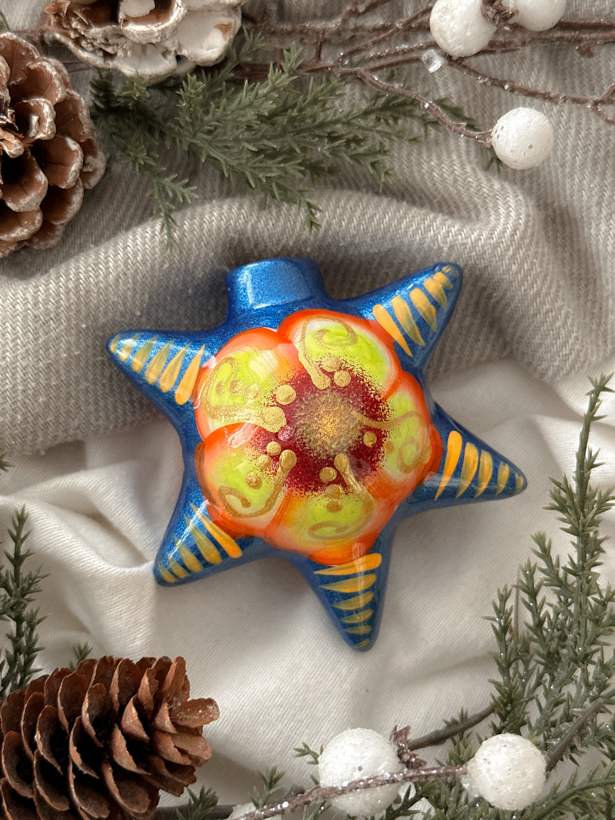"Estrellas" Esferas de Navidad PREVENTA (ENVÍOS 5 DIC)