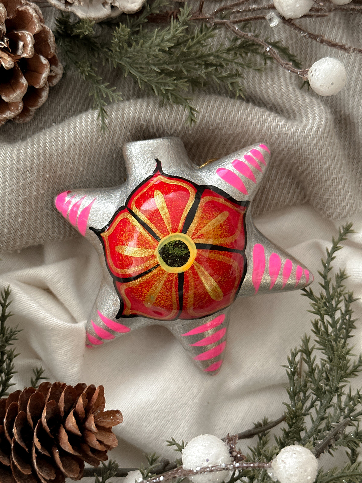 "Estrellas" Esferas de Navidad PREVENTA (ENVÍOS 5 DIC)