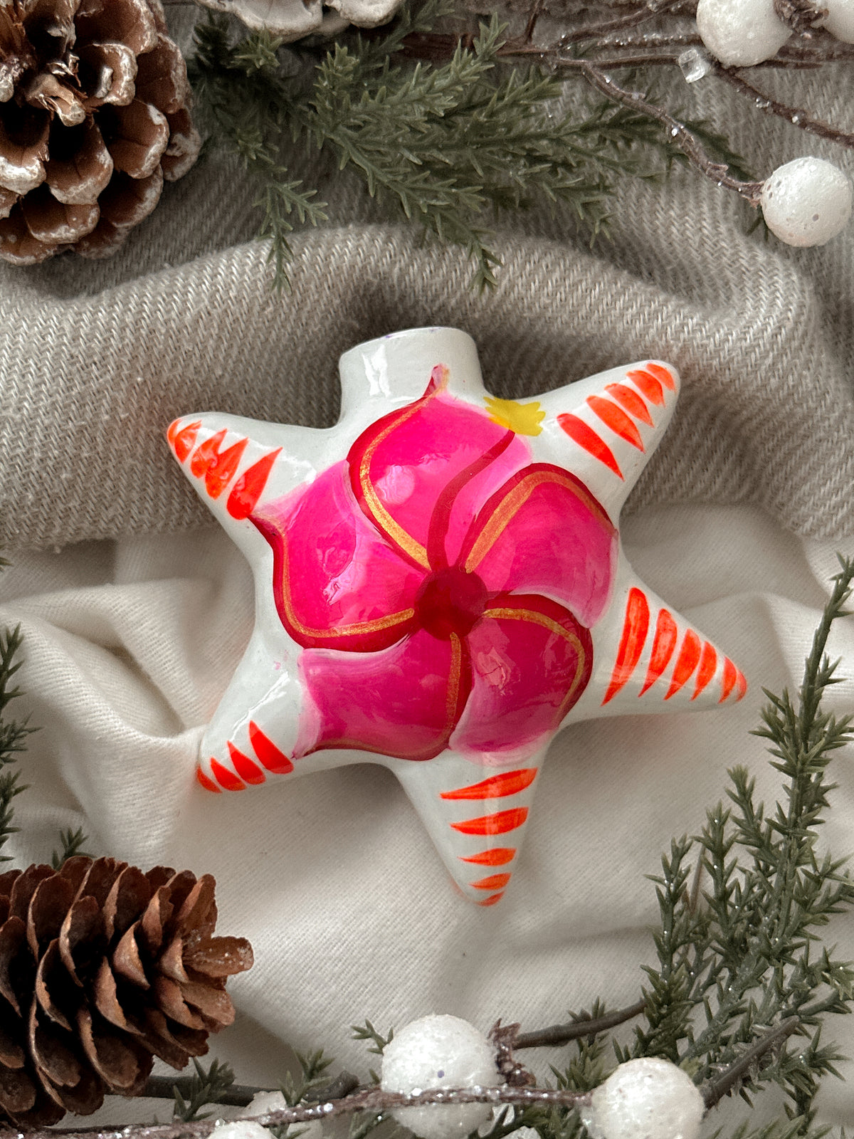 "Estrellas" Esferas de Navidad PREVENTA (ENVÍOS 5 DIC)
