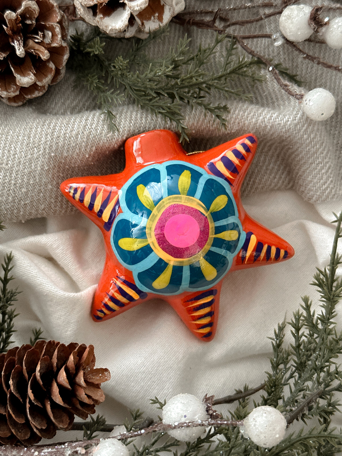 "Estrellas" Esferas de Navidad PREVENTA (ENVÍOS 5 DIC)