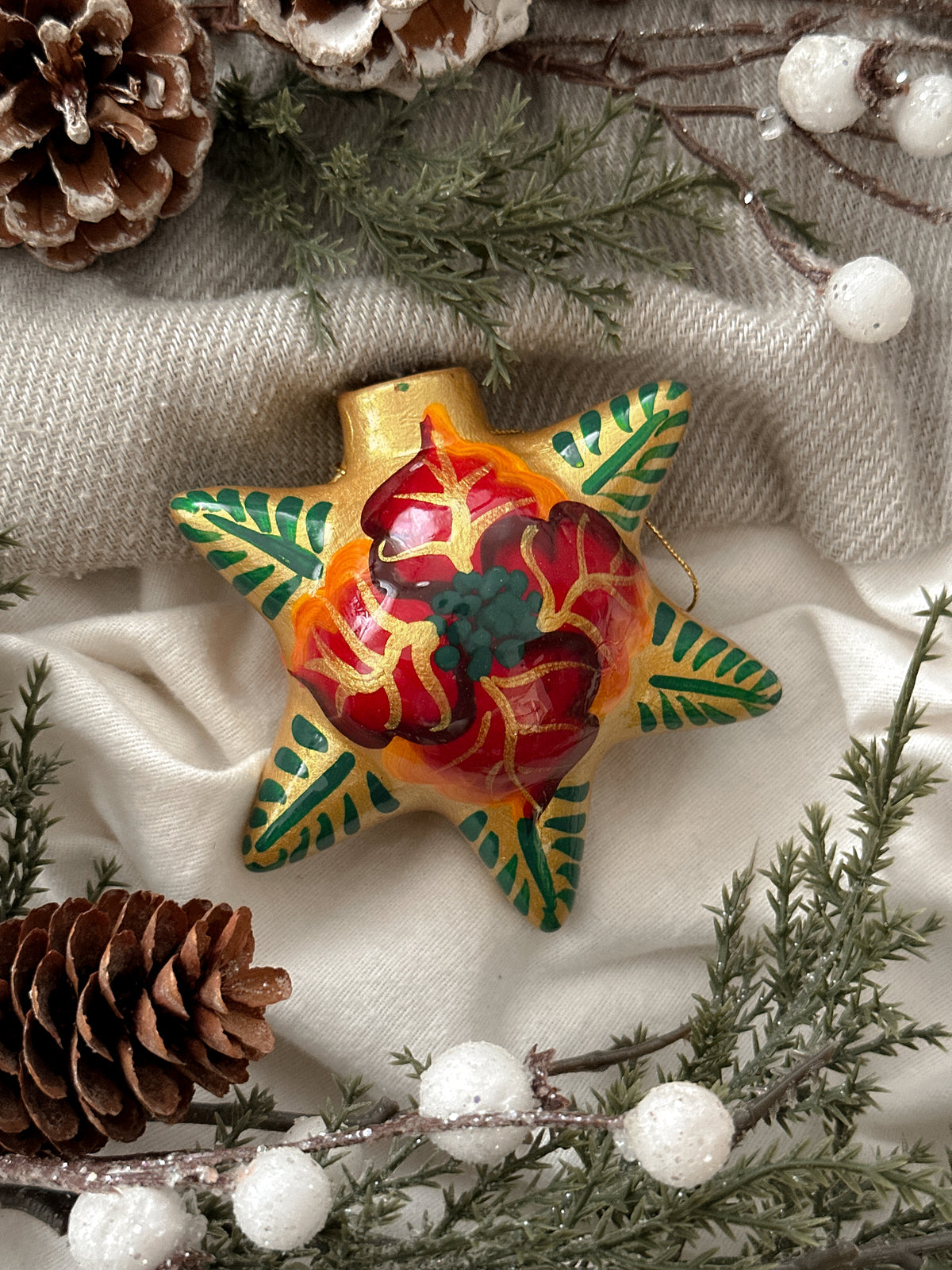 "Estrellas" Esferas de Navidad PREVENTA (ENVÍOS 5 DIC)