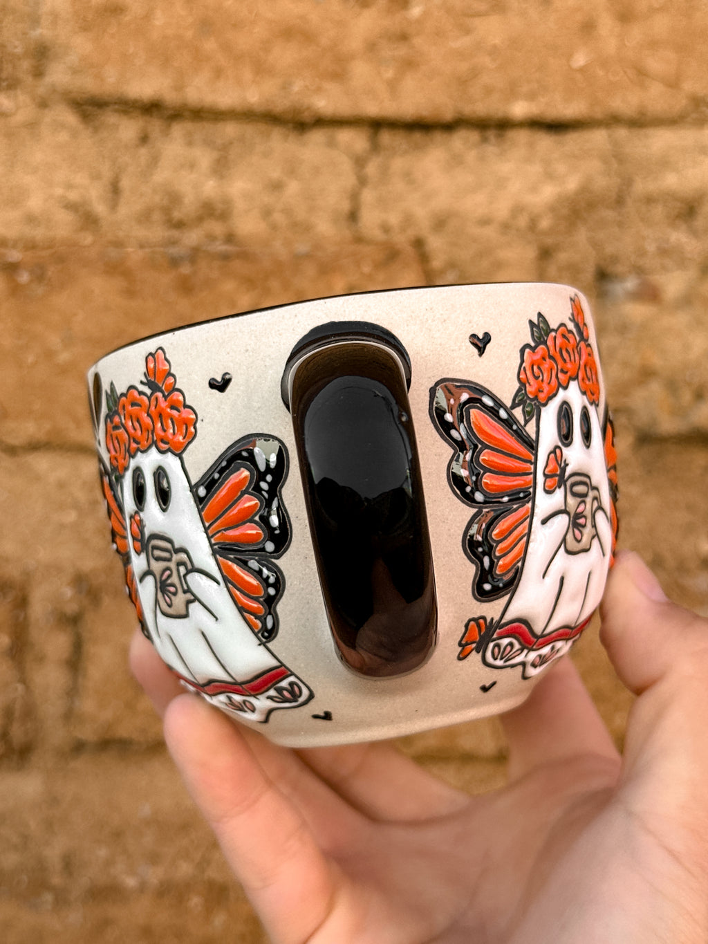 Juego de Taza con Plato Fantasma Monarca - PREVENTA (6 a 12 SEMANAS)